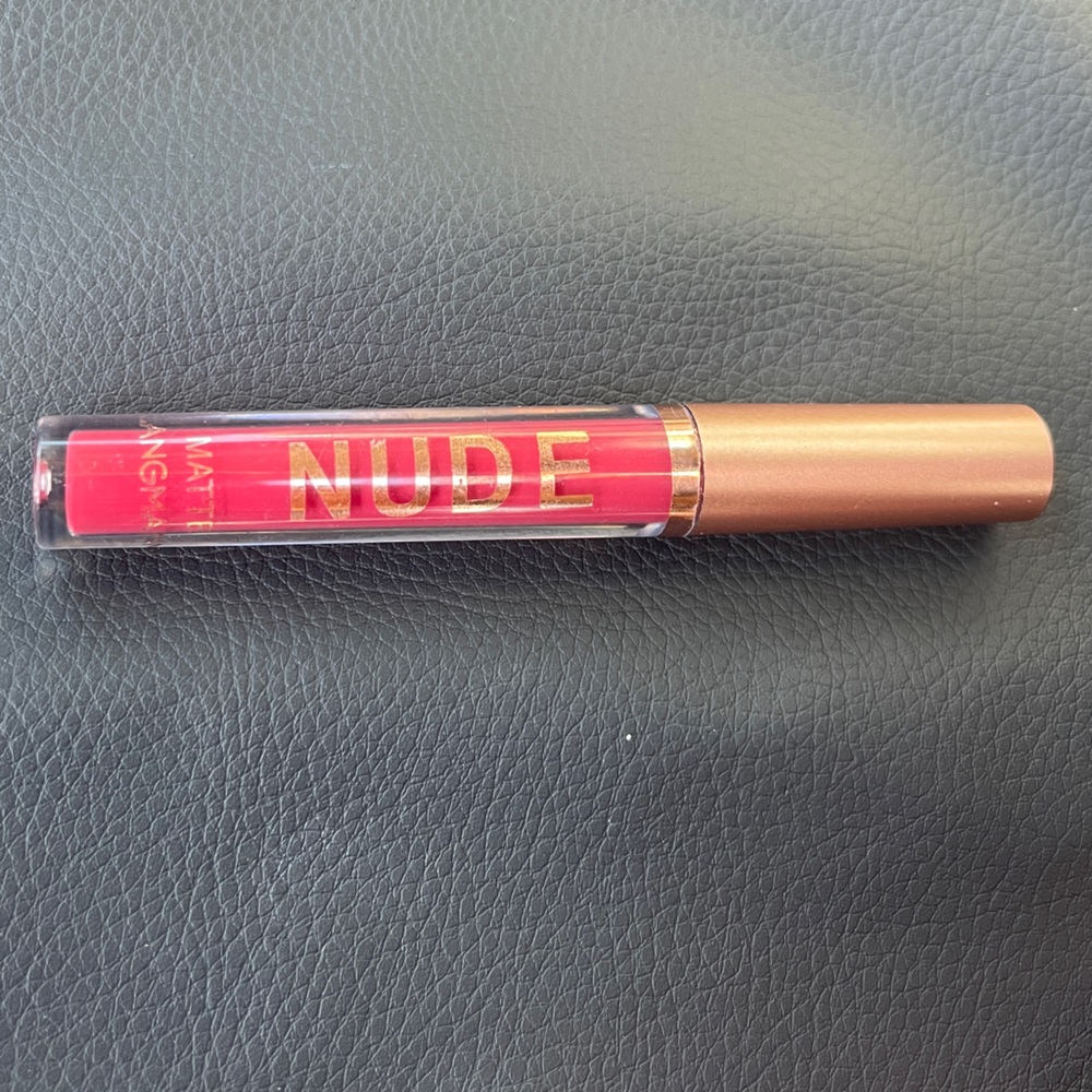 Best Land Langmanni Rose red NUDE lip gloss